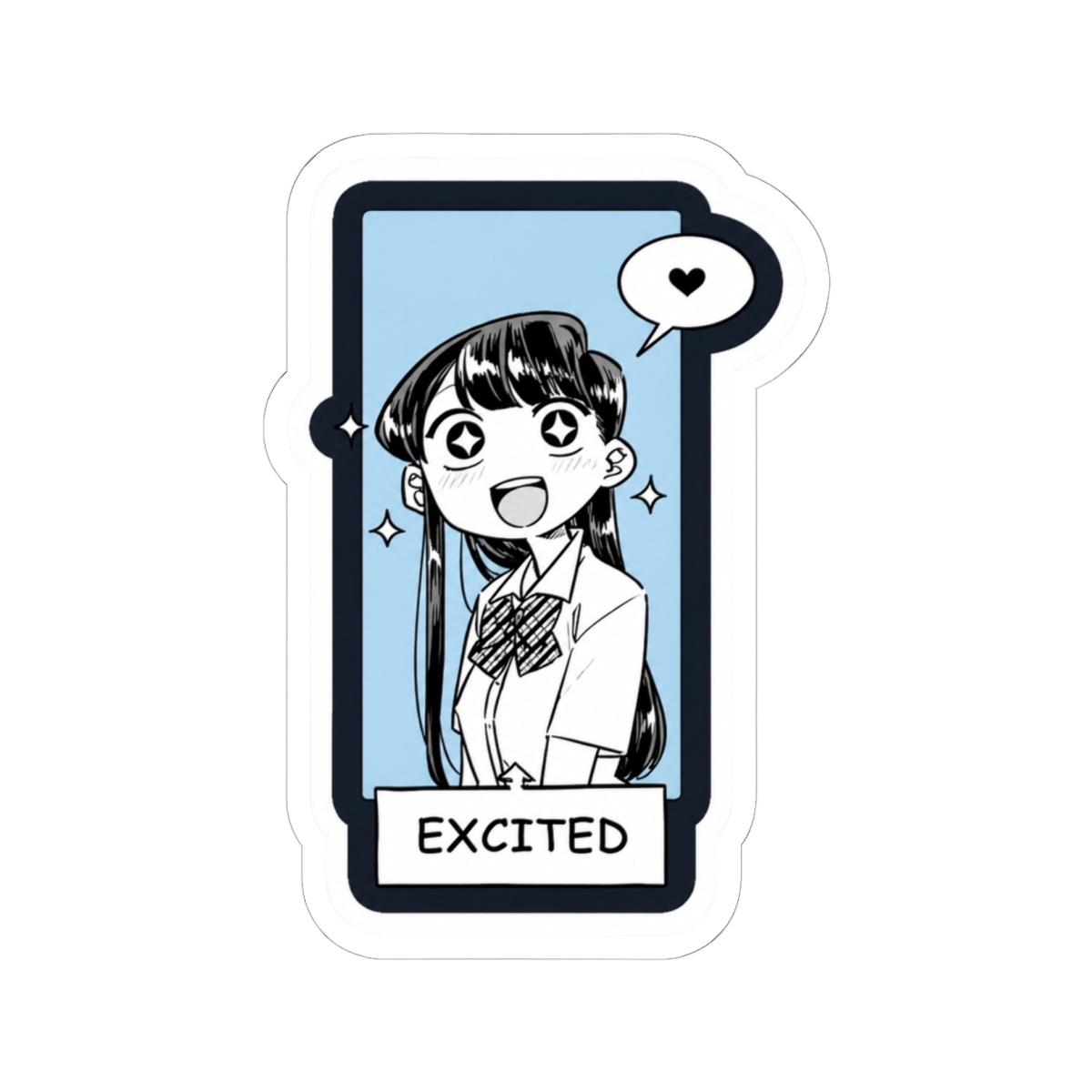 Komi Can't Communicate Sticker