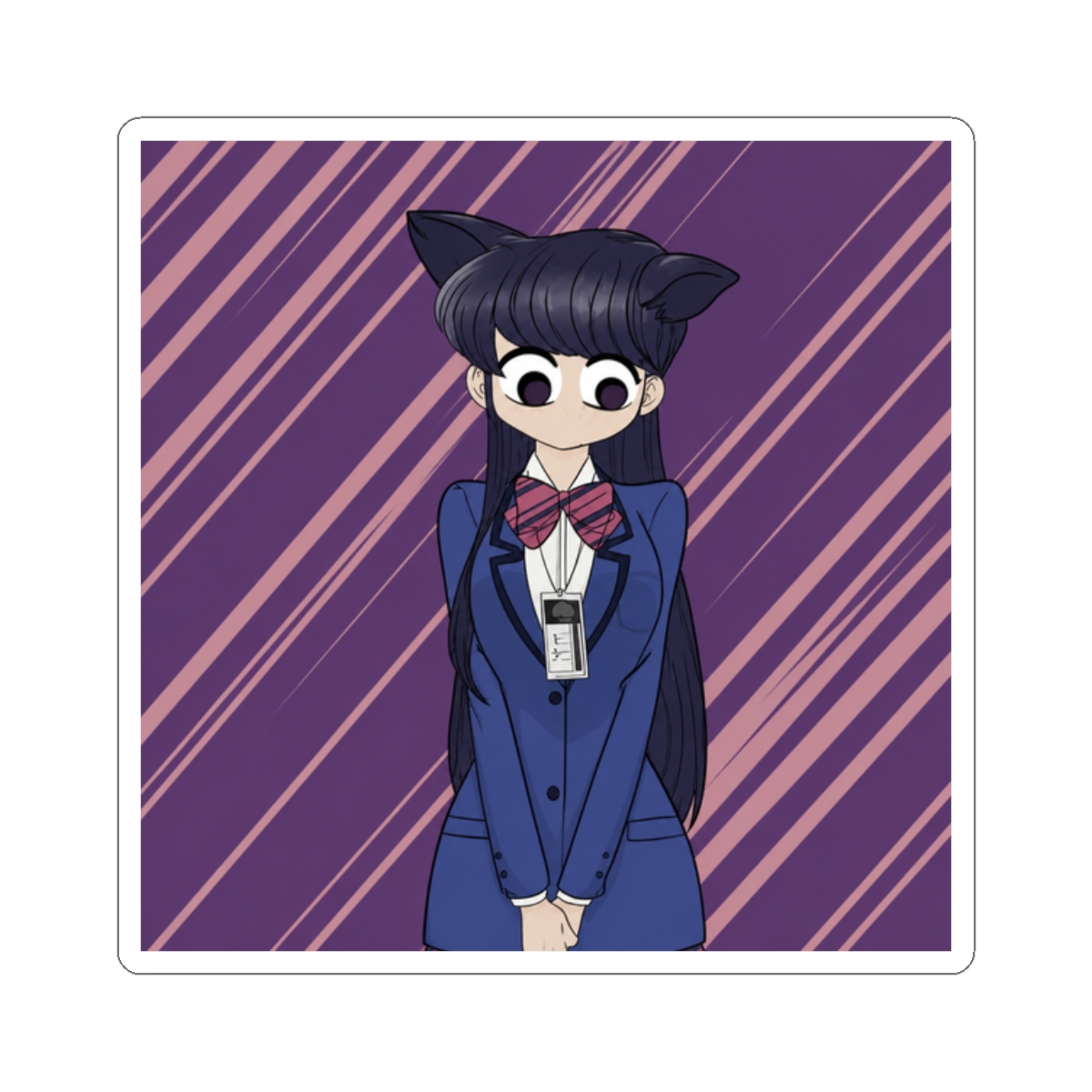 Komittens Sticker | Komi Can't Communicate - alternate angle 3, merchandise