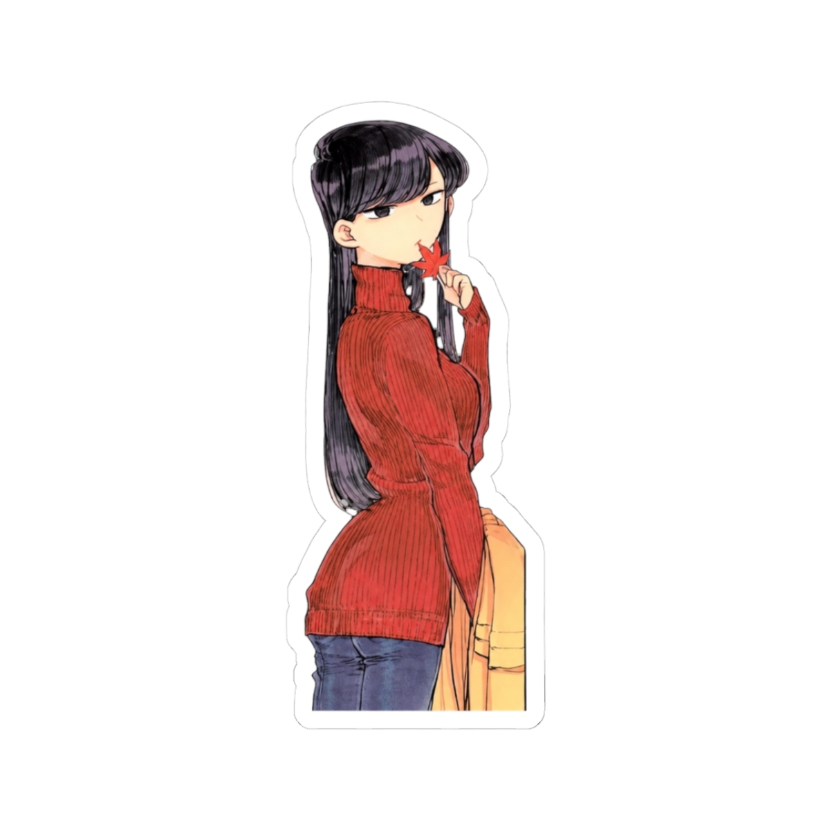 Komi san autumn Sticker | Komi Can't Communicate