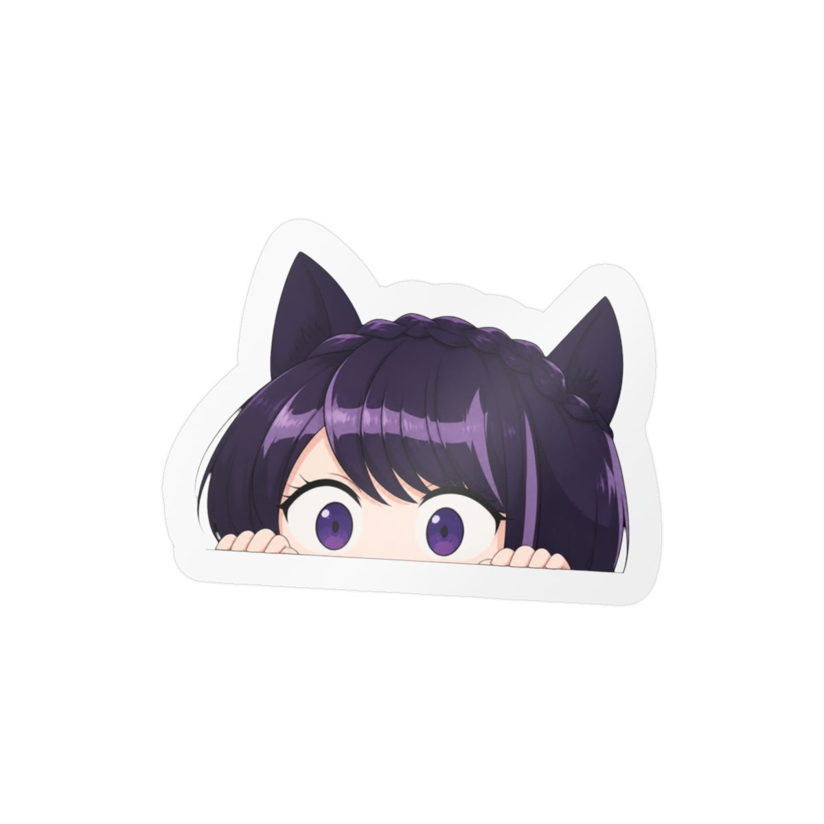 5.1 Inch Anime Car Stickers Lovely Komi Peeker Bumper Trunk Window Luggage Laptop Motorcycle Scratch-Proof Decals | Komi Can't Communicate - alternate angle 4, merchandise