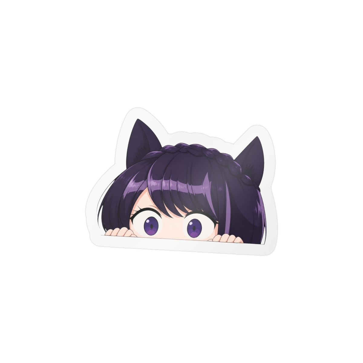 5.1 Inch Anime Car Stickers Lovely Komi Peeker Bumper Trunk Window Luggage Laptop Motorcycle Scratch-Proof Decals | Komi Can't Communicate - alternate angle 5, merchandise