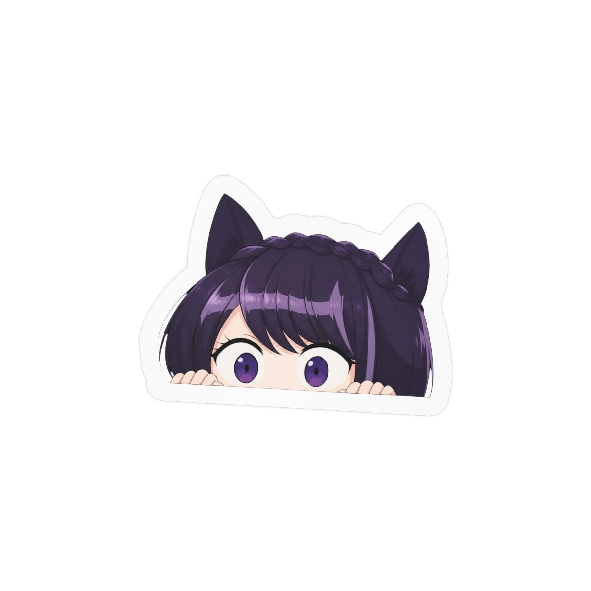 5.1 Inch Anime Car Stickers Lovely Komi Peeker Bumper Trunk Window Luggage Laptop Motorcycle Scratch-Proof Decals | Komi Can't Communicate - alternate angle 1, merchandise