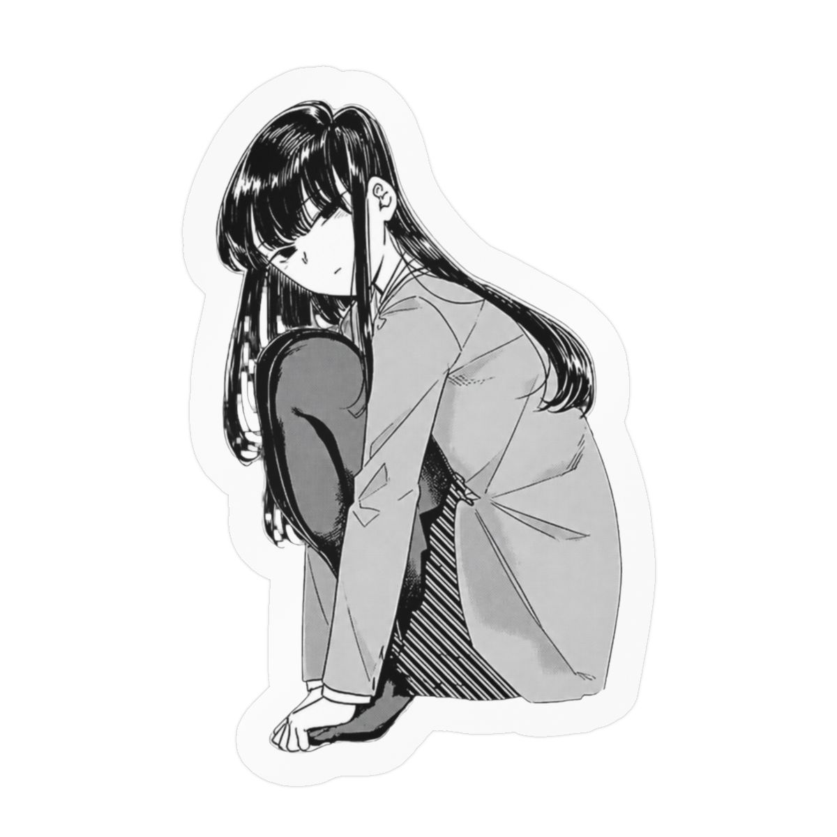 Komi San Sticker Outdoor Rated Vinyl Sticker Decal for Windows, Bumpers, Laptops or Crafts 5" | Komi Can't Communicate