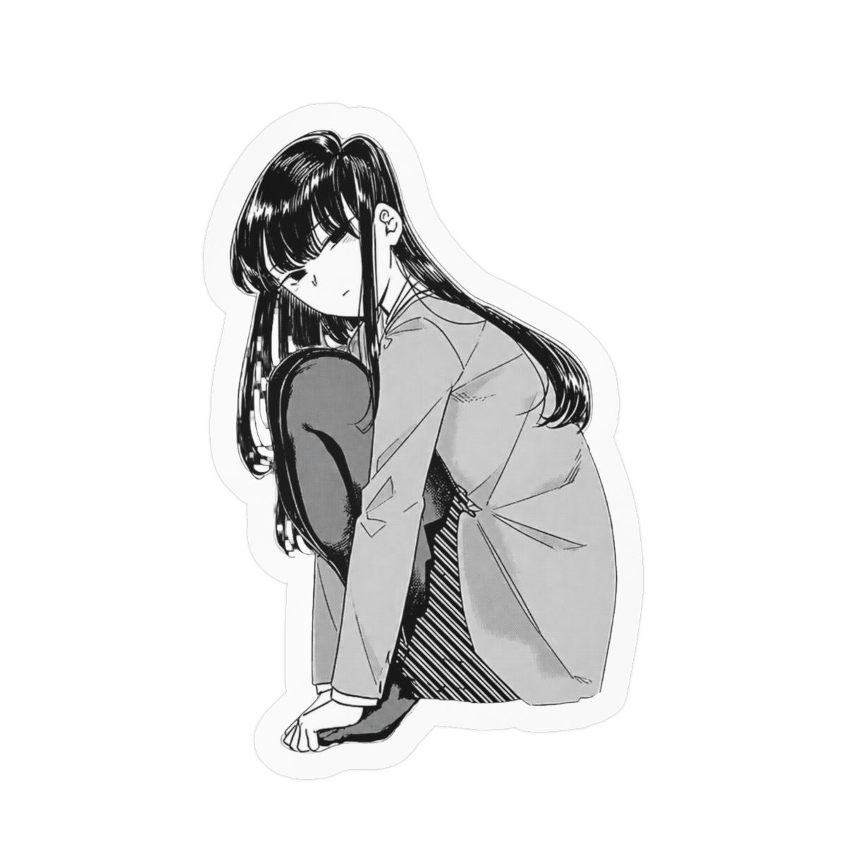 Komi San Sticker Outdoor Rated Vinyl Sticker Decal for Windows, Bumpers, Laptops or Crafts 5" | Komi Can't Communicate - alternate angle 1, merchandise