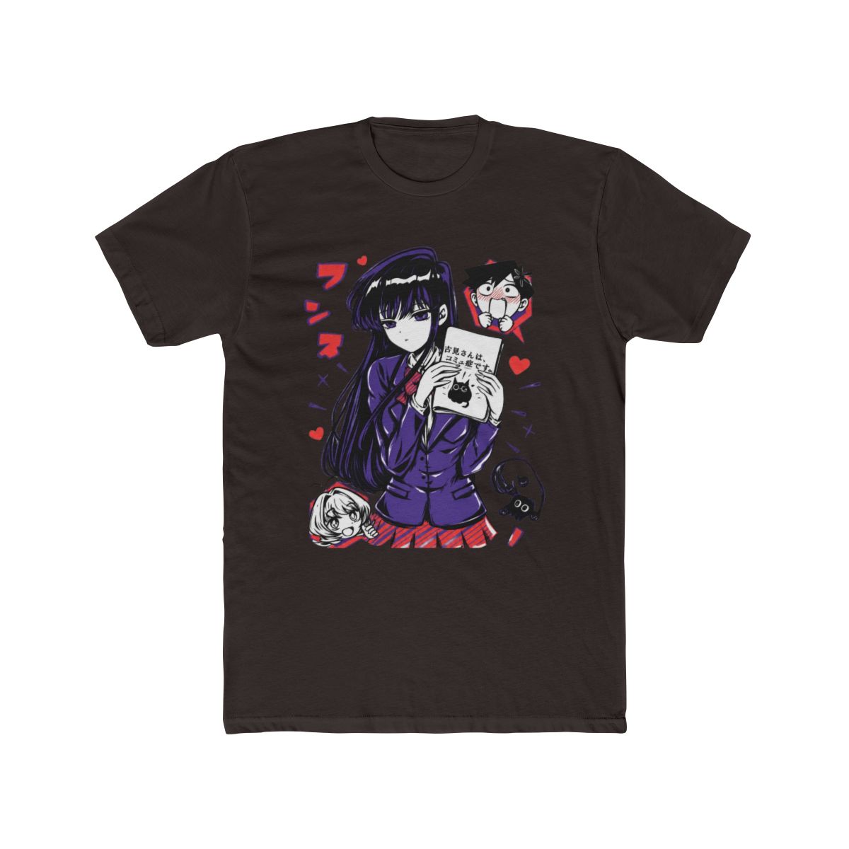 Komi san Can't Communicate T Shirt,hitohito,omoharu,ren,anime,manga,all size | Komi Can't Communicate - alternate angle 2, merchandise