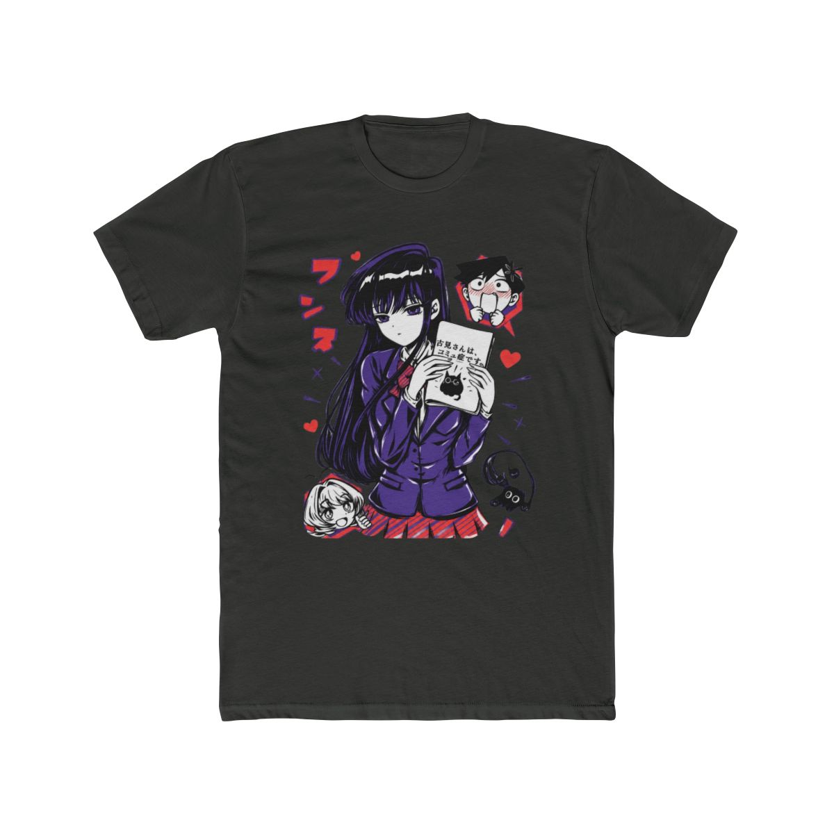 Komi san Can't Communicate T Shirt,hitohito,omoharu,ren,anime,manga,all size | Komi Can't Communicate - alternate angle 5, merchandise
